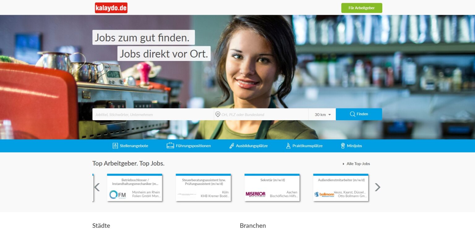 Kalaydo.de – Ein Portal für alles – Deutschlands Jobbörsen Vergleich